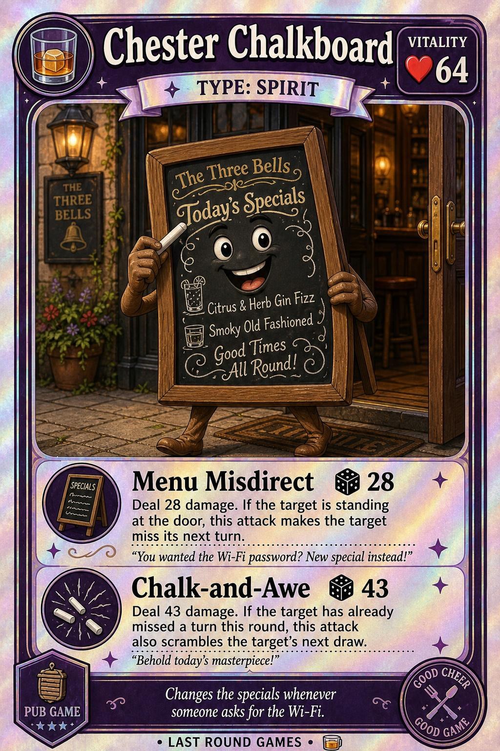 Chester Chalkboard