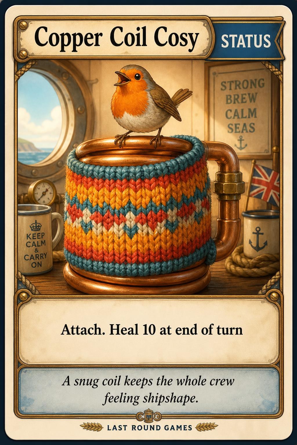 Copper Coil Cosy