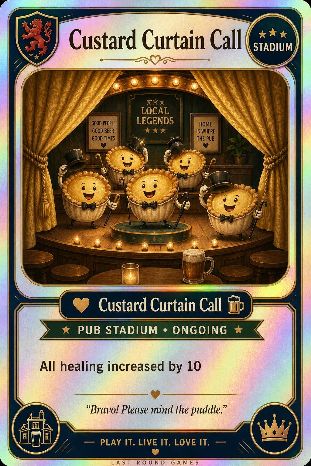Custard Curtain Call