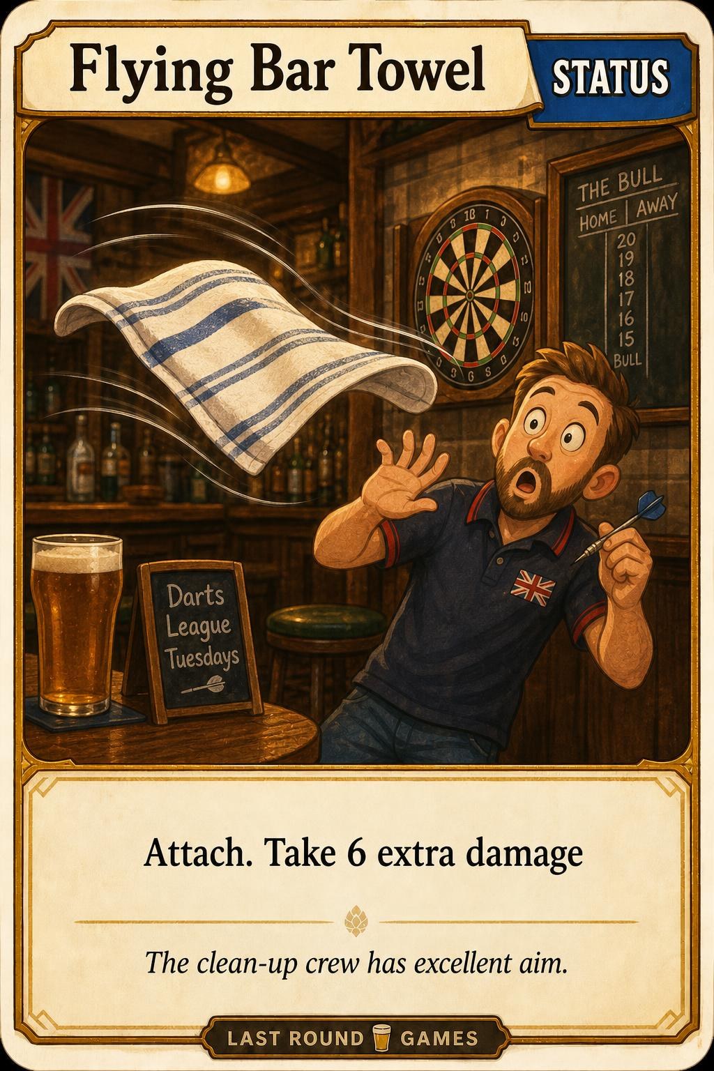 Flying Bar Towel