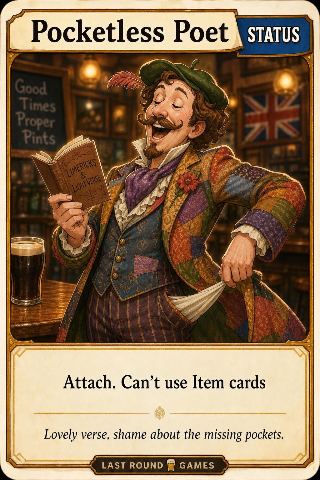 Pocketless Poet