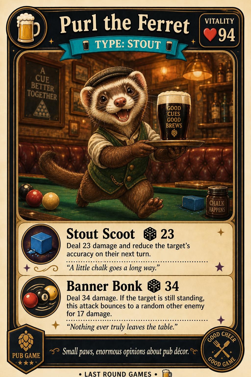 Purl the Ferret