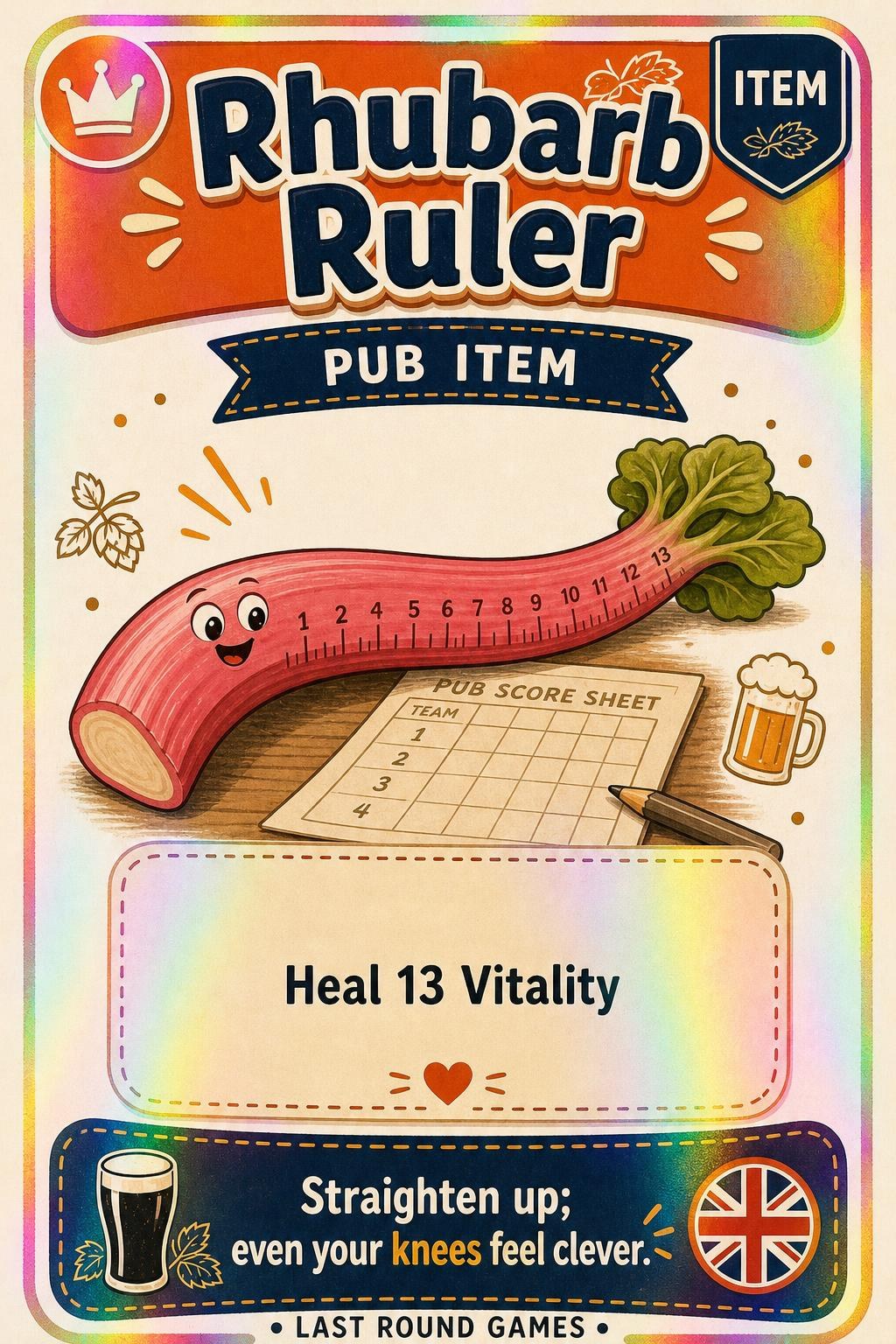 Rhubarb Ruler